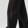 High-Waist Origin Wide Leg Track Pant – svart