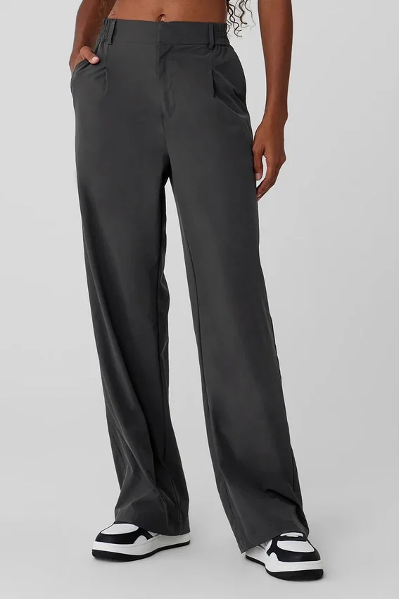 High-Waist Pursuit Trouser – antracit