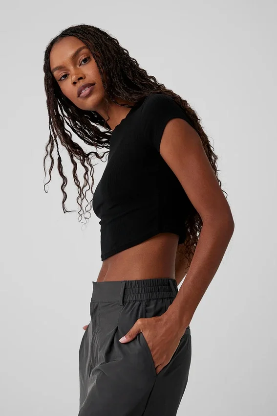 High-Waist Pursuit Trouser – antracit