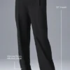 High-Waist Pursuit Trouser (Long) – svarta