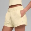 High-Waist Socialite Shorts – Candlelight Yellow