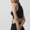 Hälsa Rib Flaunt Tank – Svart