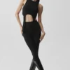 Hälsa Rib Flaunt Tank – Svart