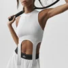 Hälsa Rib Flaunt Tank – Vit