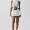 Hälsa Rib Flaunt Tank – Vit