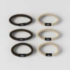 Hårsnoddar som inte trasslar sig (6-pack) – Beige/Espresso