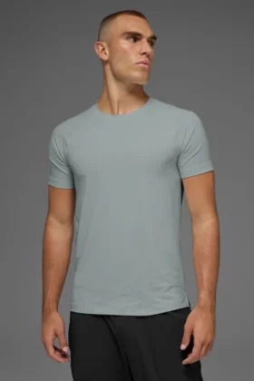 Idol rundhalsad kortärmad tröja – Lunar Grey