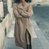 Journey-trenchcoat – ljus kakao