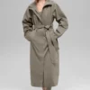 Journey-trenchcoat – ljus kakao