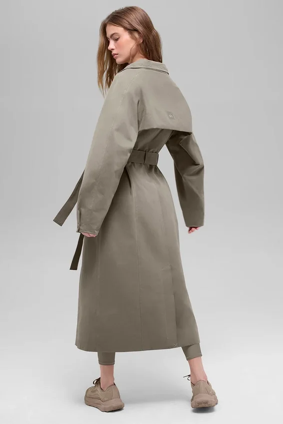 Journey-trenchcoat – ljus kakao