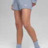 Kabelstickade Winter Bliss-shorts – Winter Frost