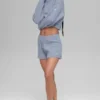 Kabelstickade Winter Bliss-shorts – Winter Frost