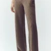 Kashmir High-Waist Northstar Straight Leg Pant – Alpine Cocoa Heather