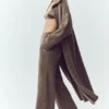 Kashmir High-Waist Northstar Straight Leg Pant – Alpine Cocoa Heather