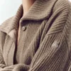 Kashmir-kofta Northstar Long Cardigan – Alpine Cocoa Heather