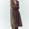 Kashmir-kofta Northstar Long Cardigan – Alpine Cocoa Heather