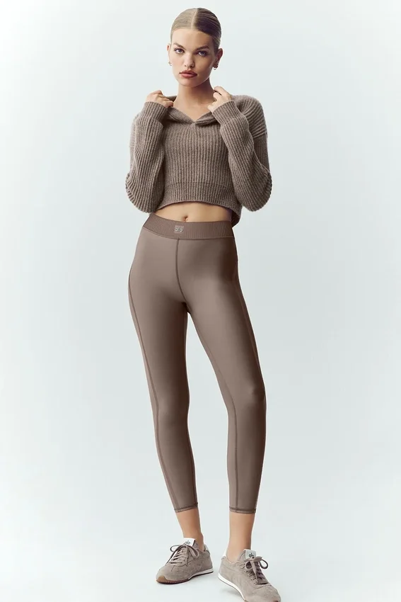 Kashmirtröja Northstar Polo – Alpine Cocoa Heather