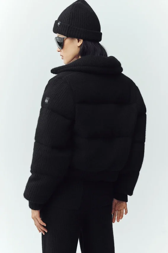Kashmirtröja Northstar Puffer – Svart