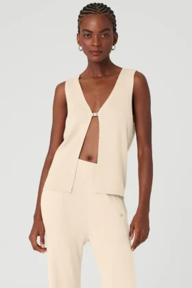 Knit Salana Linnen – Macadamia