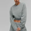 Kort Accolade-tröja med rund hals – Lunar Grey