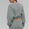 Kort Accolade-tröja med rund hals – Lunar Grey