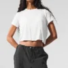 Kort All Day-shorts med kortärm – Vit