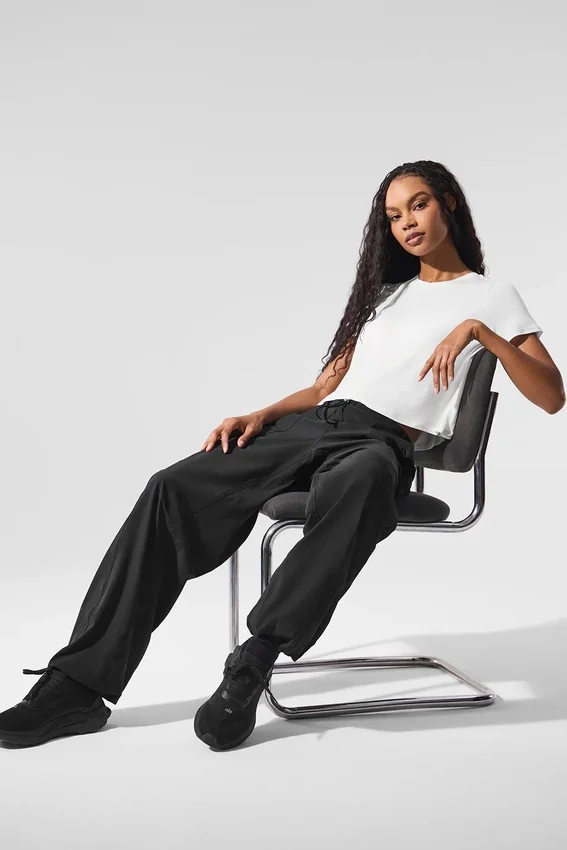 Kort All Day-shorts med kortärm – Vit