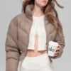 Kort Atmosphere-puffjacka – Chai Latte