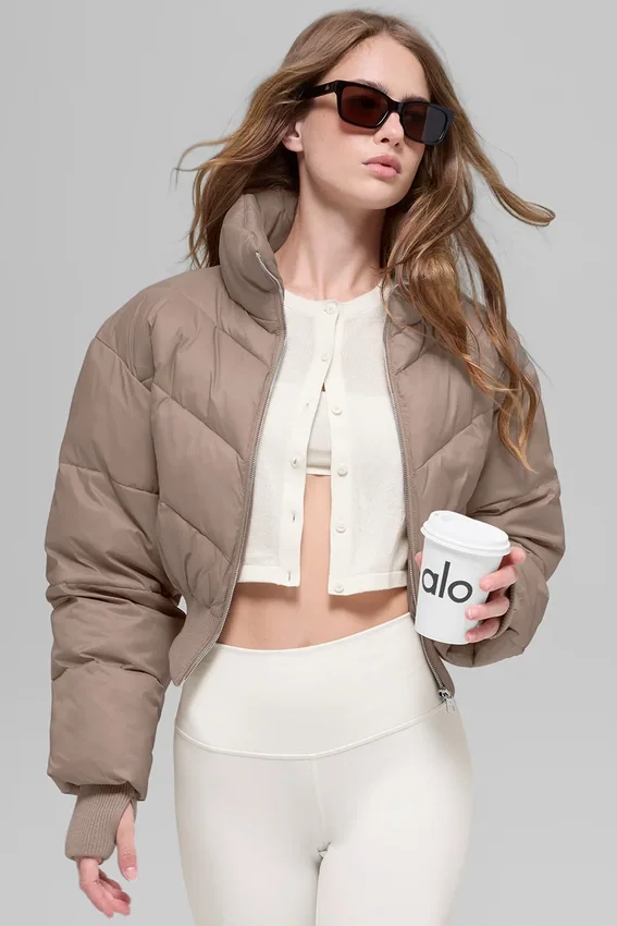 Kort Atmosphere-puffjacka – Chai Latte