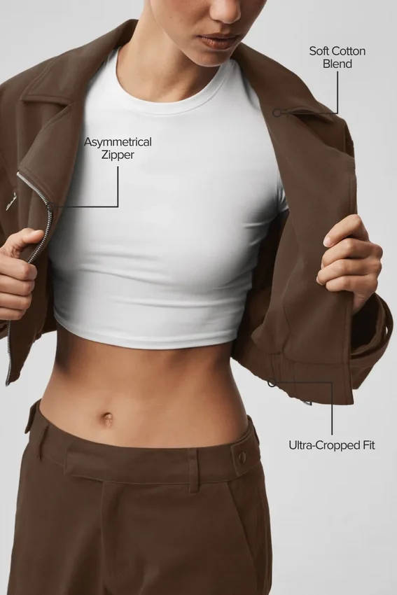 Kort Cosmopolitan-jackor – Espresso