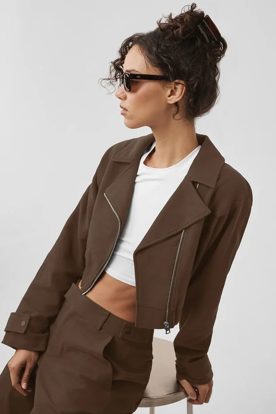 Kort Cosmopolitan-jackor – Espresso