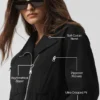 Kort Cosmopolitan-jackor – svart