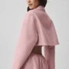 Kort Fan Favorite-jackor med hel dragkedja – Vintage Pink