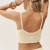 Kort linnen i siden och kashmir – Heat Wave – Sandy Beige