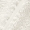 Kort Sherpa-jacka med snedskurna sidor – Ivory