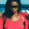 Kort Sport Star-linnen – Candy Red