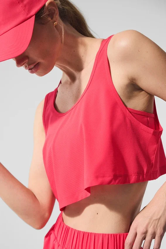 Kort Sport Star-linnen – Candy Red