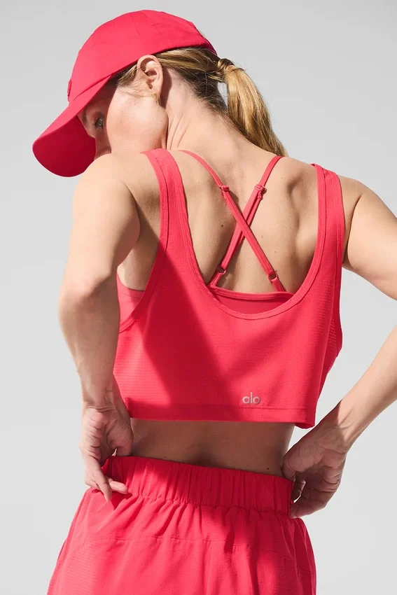 Kort Sport Star-linnen – Candy Red
