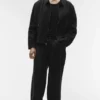 Linen Days Full Zip Jacket – Black