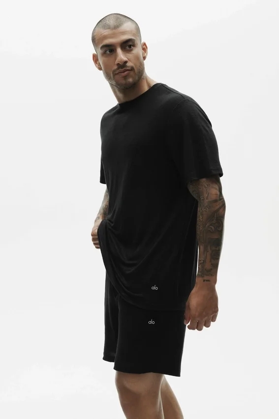 Linnetjersey Coastal T-shirt kortärmad – Svart
