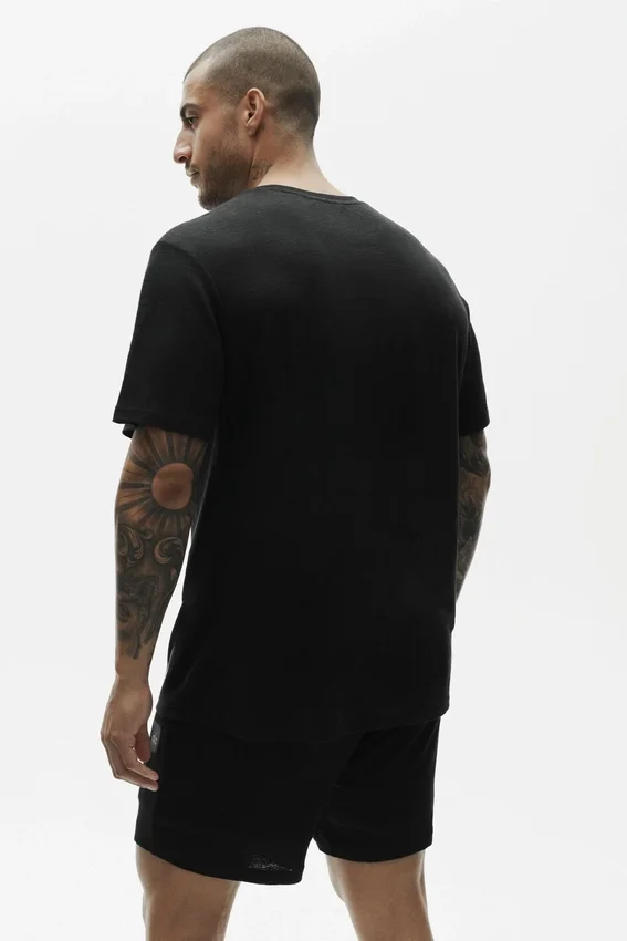 Linnetjersey Coastal T-shirt kortärmad – Svart