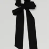 Love Knots Tie Scrunchie – Svart
