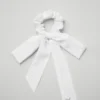Love Knots Tie Scrunchie – Vit