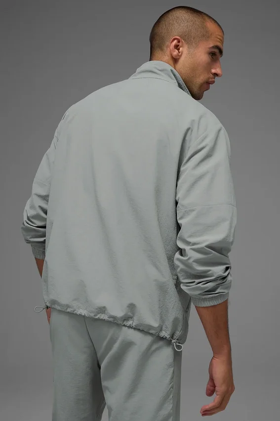 Lätt Takeaway-tröja i track-stil – Lunar Grey