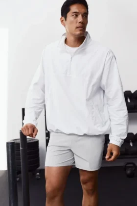 Lätt Takeaway-tröja i track-stil – White