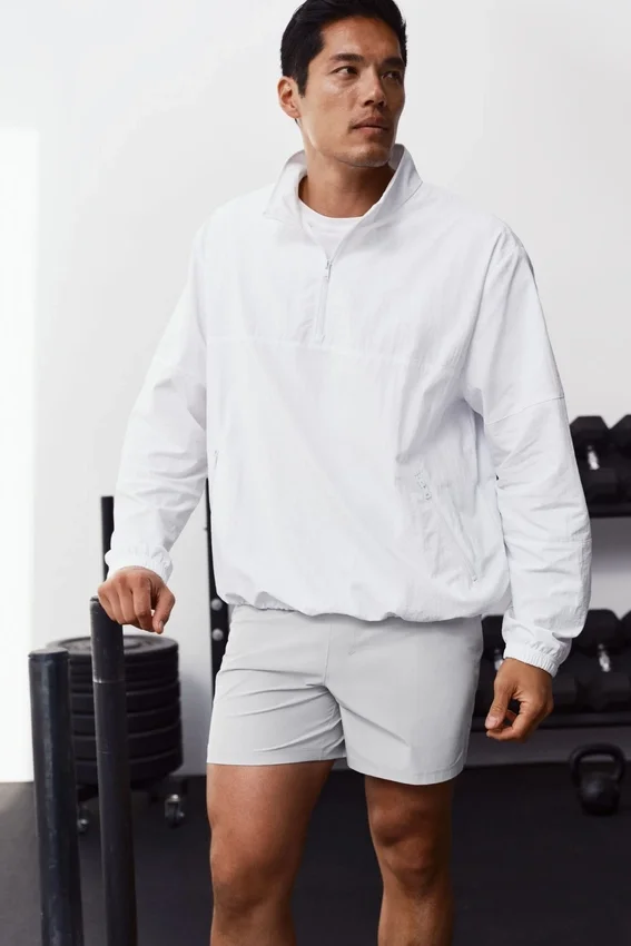 Lätt Takeaway-tröja i track-stil – White