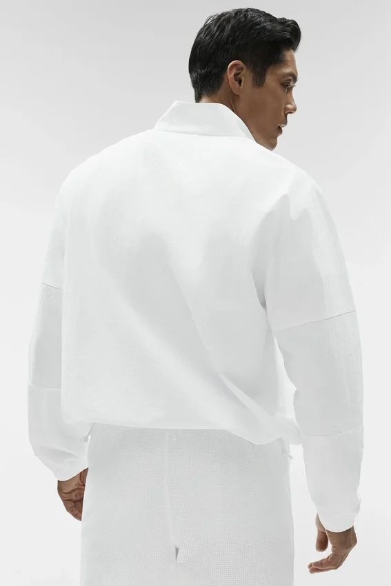 Lätt Takeaway-tröja i track-stil – White