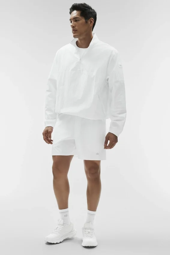 Lätt Takeaway-tröja i track-stil – White