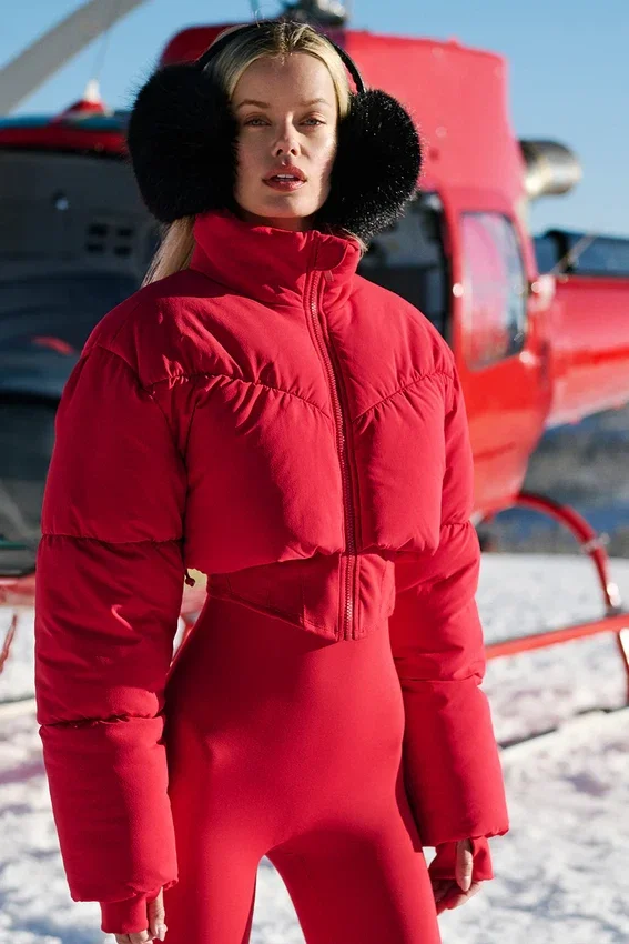 Main Act Corset Puffer – Djärvt röd