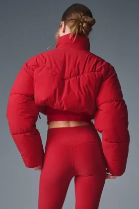 Main Act Corset Puffer – Djärvt röd